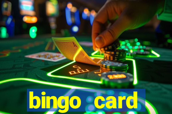 bingo card generator with pictures